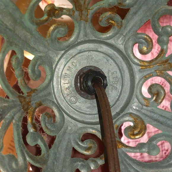 UNIQUE BOUGIE LAMP WITH L&LWMC 9813 MARKINGS ON THE BOTTOM - Picture 11 of 11